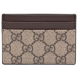 Tarjetero Gucci GG Supreme Beige Beige