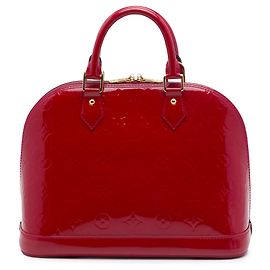 Bolso Louis Vuitton Monogram Vernis Alma PM Rosa Rosa