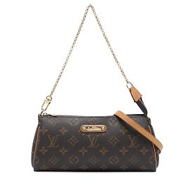 Bolsa Satchel Louis Vuitton Monogram Eva Castanha Marrom