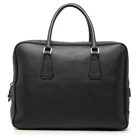 Sac à main business Prada Saffiano noir Noir