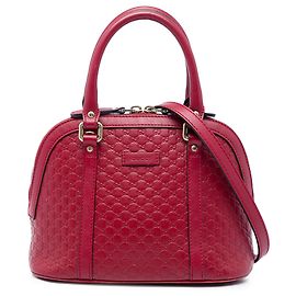 Borsa Dome Mini Microguccissima Gucci rossa Rosso