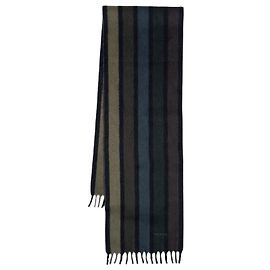 Sciarpa a righe soffice Prada AW07 Nero