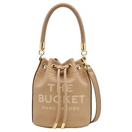 Marc Jacobs Borsa a secchiello The Bucket in pelle grana - Camel Cammello