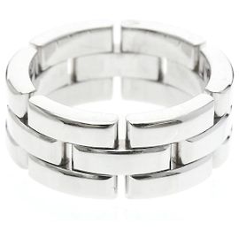 Cartier Maillon Panthere 3 Row 18K White Gold Argento