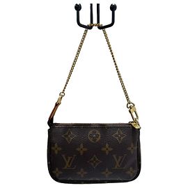 Louis Vuitton Mini Pochette Accessoires Monogram Marrone Monogramma