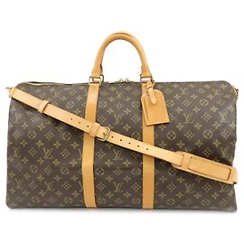 Louis Vuitton Keepall Bandouliere Monogram Canvas 55 Marrom
