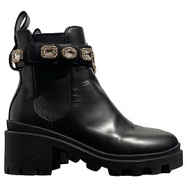 Bottines Gucci noires T.35,5 Black