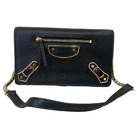 Borsa Balenciaga City Wallet nera Nero