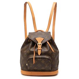 Brown Louis Vuitton Monogram Mini Montsouris Backpack Brown