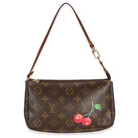 Louis Vuitton Monogram Canvas Cerises Pochette Accessoires Marrone