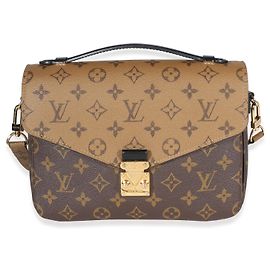 Louis Vuitton Reverse Monogram Canvas Pochette Metis Braun