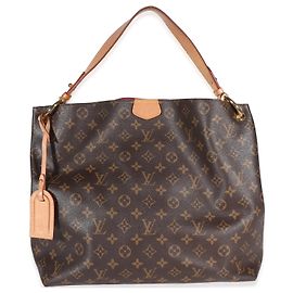 Louis Vuitton Monogram Canvas Graceful MM Braun