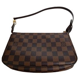Louis Vuitton Pochette Accessoires Damier Ebene Marrom Damier ebene