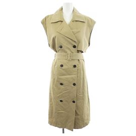 Gilet lungo Theory verde kaki Verde Cachi