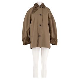 Cappotto in cotone Marimekko kaki Cachi