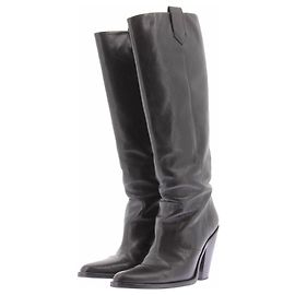 Free Lance Black Leather Boots Size 39 Black