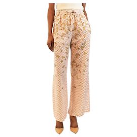 Autre Marque Pajaritos Y Rosas Hose rot und weiß - Größe S Rot