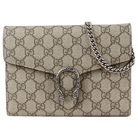 Gucci Borsa a tracolla con catena Dionysus marrone Marrone