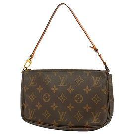 Louis Vuitton Monogram Pochette Accessoires Marrom