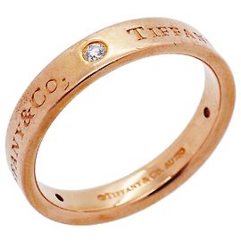Autre Marque Tiffany & Co. Ringband aus 18K Roségold mit Diamant Andere