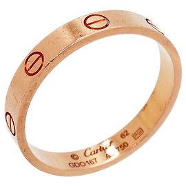 Anello Mini Love Cartier in oro rosa 18K Altro