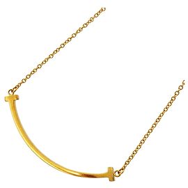 Autre Marque Tiffany & Co. Colar T Smile Small - Ouro Amarelo 18K Outro