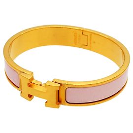 Hermès Hermes Bangle Clic Clac PM GP Plated Gold Pink Pink Golden