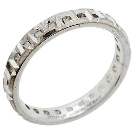 Autre Marque Anillo Tiffany & Co. T True Narrow en oro blanco de 18K Otro