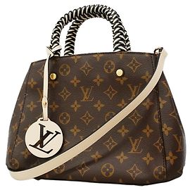 Sac à main Louis Vuitton Monogram Montaigne BB Marron