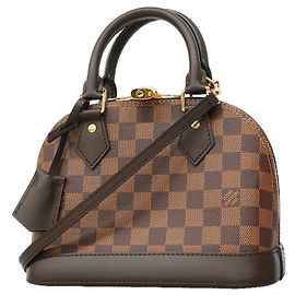 Sac à main Louis Vuitton Damier Alma BB Damier ebène