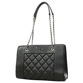 Borsa a tracolla con catena Chanel Mademoiselle Nero