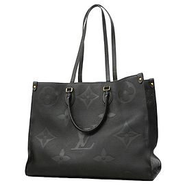 Louis Vuitton Monogram Empreinte OnTheGo GM Tote Bag Schwarz