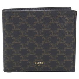 Céline Celine Bi-fold Wallet in Black Black