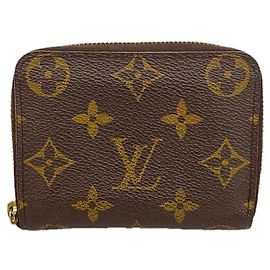 Louis Vuitton Monogram Zippy Coin Purse M60067 Brown