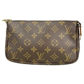 Louis Vuitton Monogram Pochette Accessoires M51980 Marrone
