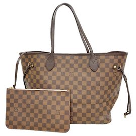 Louis Vuitton Damier Neverfull MM Tote Bag Pink Damier ebene