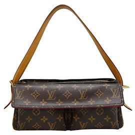 Bolso de hombro Louis Vuitton Viva Cite MM para mujer Castaño