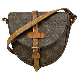 Borsa a tracolla Louis Vuitton Monogram Chantilly PM Marrone