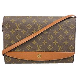 Bolso de hombro Louis Vuitton Monogram Bordeaux Castaño
