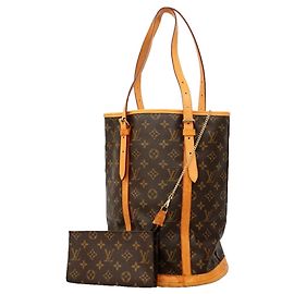 Bolso Tote Louis Vuitton Monogram Bucket GM Castaño