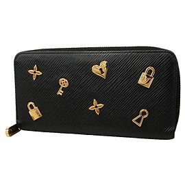 Louis Vuitton Epi Zippy Wallet M63991 Noir Noir