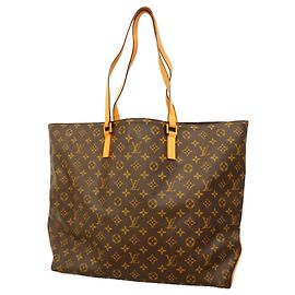 Louis Vuitton Monogram Cabas Alto Tote Bag Brown