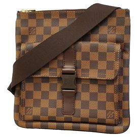 Louis Vuitton Damier Pochette Melville Schultertasche Damier ebene