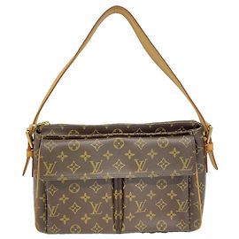 Sac à épaule Louis Vuitton Monogram Vivacite GM Marron