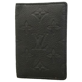 Louis Vuitton Monogram Shadow Card Case Negro