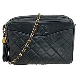 Bolsa de Ombro Chanel Matelassé Preto
