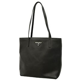 Sac cabas Prada en cuir Saffiano Noir