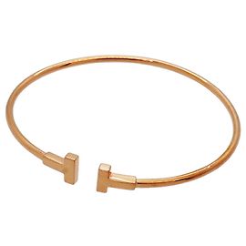 Autre Marque Joncs Tiffany & Co. T-Wire en or rose 18K Autre