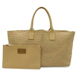 Sac Cabas MM Intrecciato Bottega Veneta Multicolore Beige