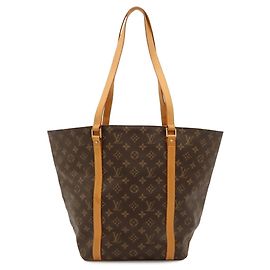 Louis Vuitton Monogram Sac Tote Bag Brown